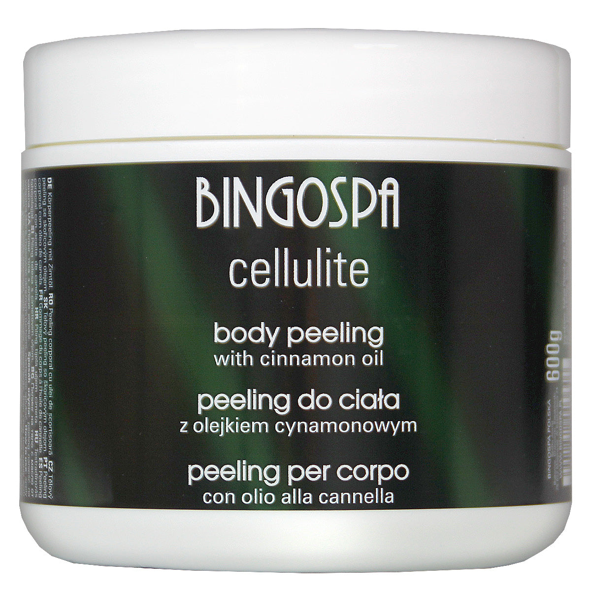 Peeling do ciała z olejkiem cynamonowym  BINGOSPA cellulite