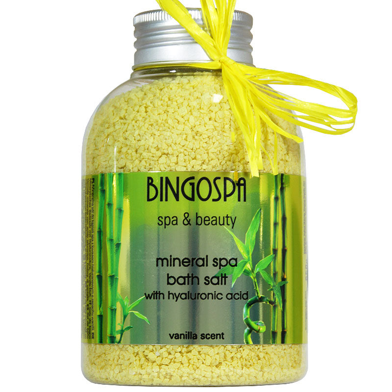 Mineralna sól do kąpieli SPA z kwasem hialuronowym BINGOSPA spa & beauty
