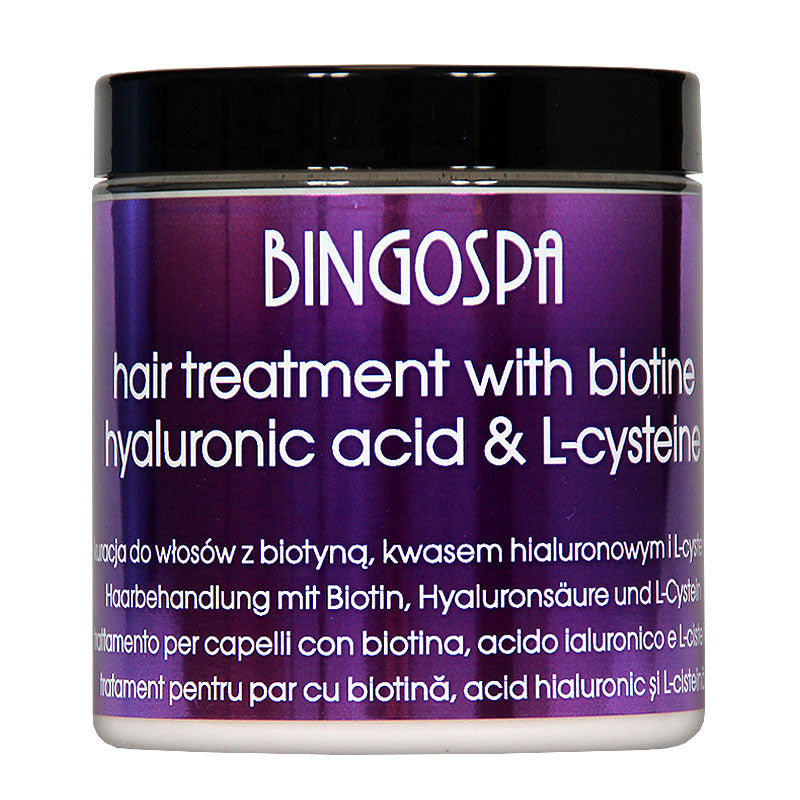 Kuracja do włosów z biotyną, kwasem hialuronowym i L-cysteiną BINGOSPA