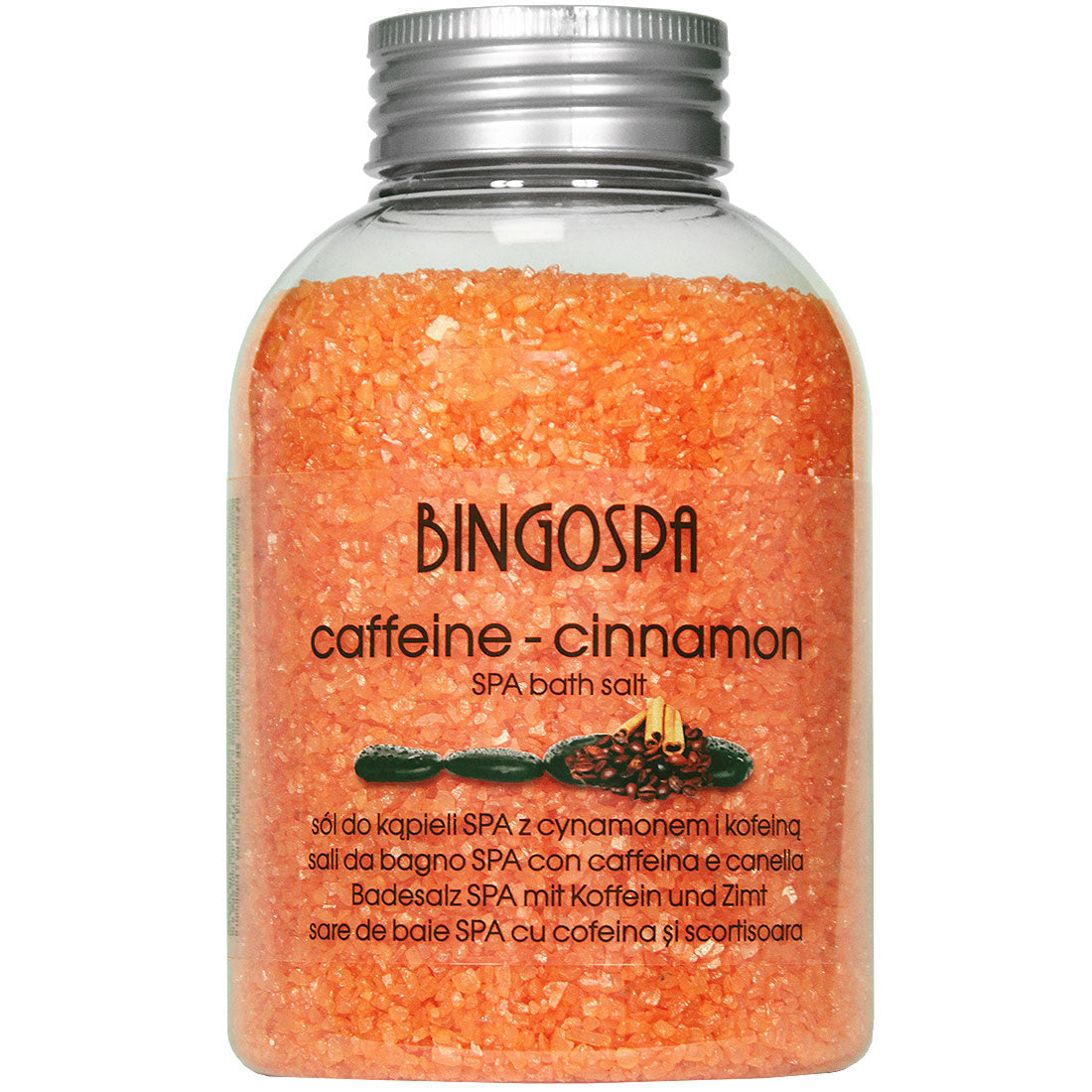 Sól do kąpieli SPA cynamon kofeina BINGOSPA