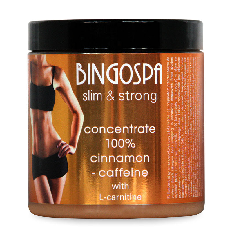 ! Koncentrat 100% cynamonowo-kofeinowy z L-karnityną BINGOSPA